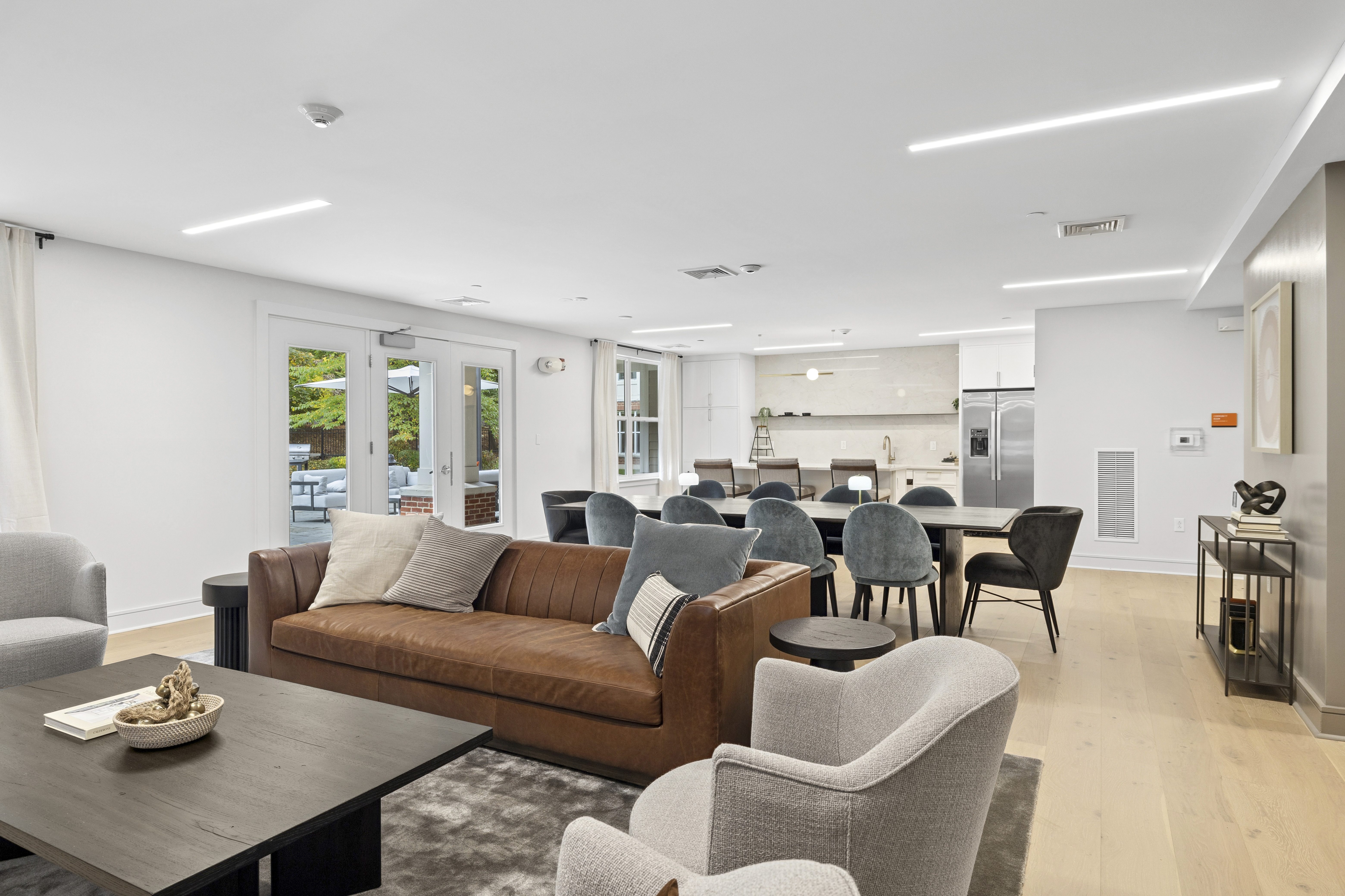 Resident Lounge, Work Space, and Pet Grooming